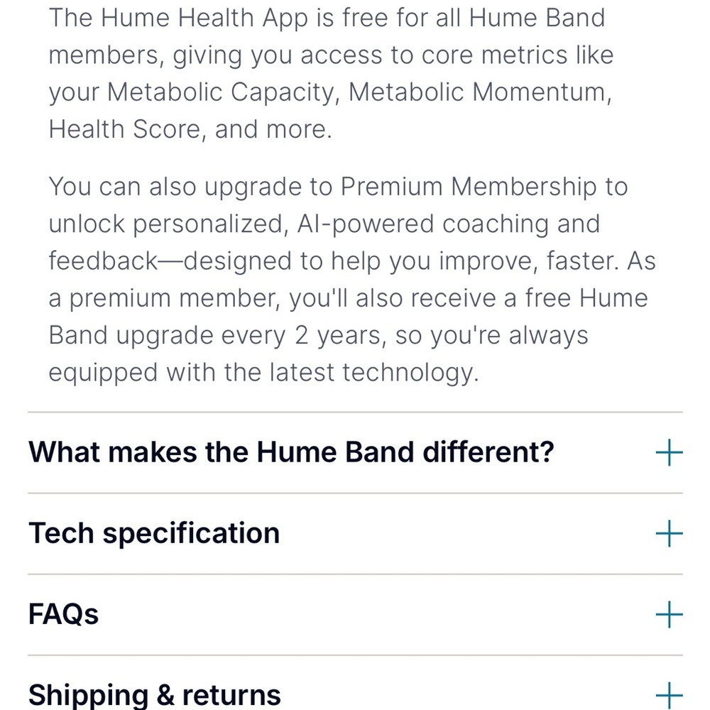 Hume Health Band - Picture 2 of 5